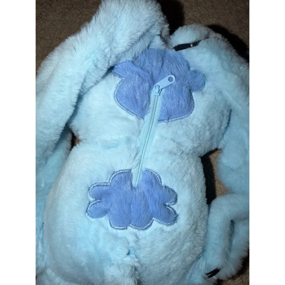 Stitch disney store blue backpack plush stuffed animal bag  NWT
